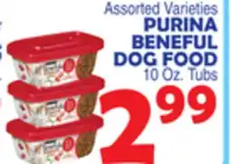 Bravo Supermarkets PURINA BENEFUL DOG FOOD offer