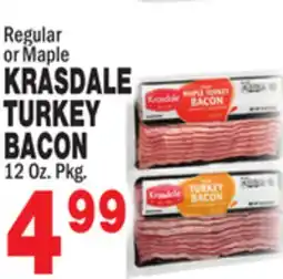 Bravo Supermarkets KRASDALE TURKEY BACON offer