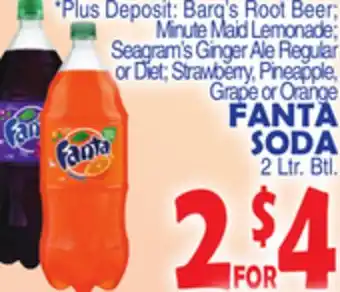Bravo Supermarkets FANTA SODA offer
