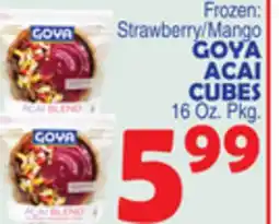 Bravo Supermarkets GOYA ACAI CUBES offer