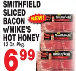 Bravo Supermarkets SMITHFIELD SLICED SLICED BACON S/MIKE'S HOT HONEY offer
