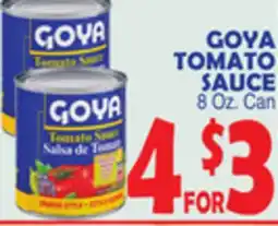 Bravo Supermarkets GOYA TOMATO SAUCE offer
