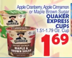 Bravo Supermarkets QUAKER EXPRESS CUPS offer