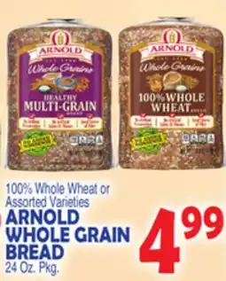 Bravo Supermarkets ARNOLD WHOLE GRAIN BREAD offer