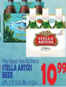 Bravo Supermarkets STELLA ARTOIS BEER offer
