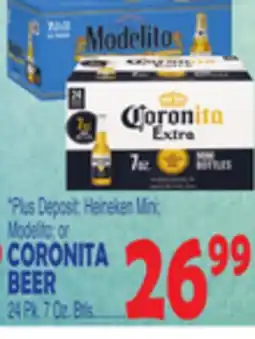 Bravo Supermarkets CORONITA BEER offer