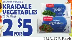 Bravo Supermarkets KRASDALE VEGETABLES offer