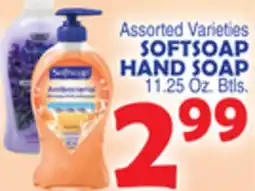 Bravo Supermarkets SOFTSOAP HAND SOAP offer