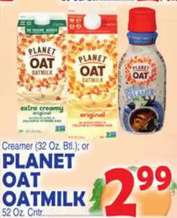 Bravo Supermarkets PLANET OAT OATMILK 52 Oz. Cntr offer