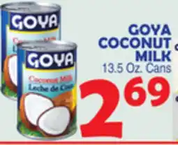 Bravo Supermarkets GOYA COCONUT MILK offer