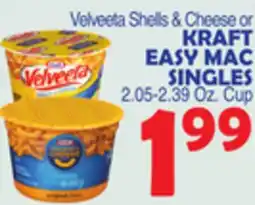 Bravo Supermarkets KRAFT EASY MAC SINGLES offer