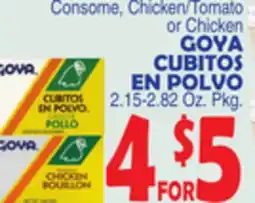 Bravo Supermarkets GOYA CUBITOS EN POLVO offer