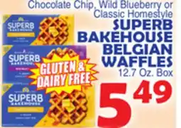 Bravo Supermarkets SUPERB BAKEHOUSE BELGIAN WAFFLES offer