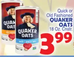 Bravo Supermarkets QUAKER OATS offer