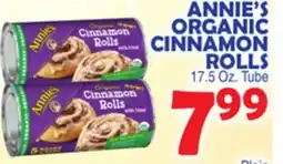 Bravo Supermarkets ANNIE'S ORGANIC CINNAMON ROLLS offer
