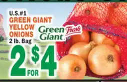 Bravo Supermarkets GREEN GIANT YELLOW ONIONS offer