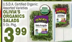 Bravo Supermarkets OLIVIA'S ORGANICS SALADS offer