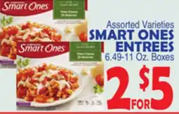 Bravo Supermarkets SMART ONES ENTREES offer