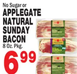 Bravo Supermarkets APPLEGATE NATURAL SUNDAY BACON offer