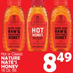 Bravo Supermarkets NATURE NATE'S HONEY offer