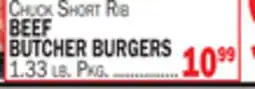 Bravo Supermarkets BEEF BUTCHER BURGERS offer