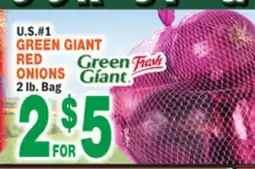Bravo Supermarkets GREEN GIANT RED ONIONS offer