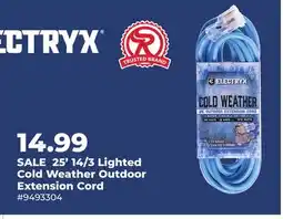 Runnings 25' 14/3 Lighted Cold Weather Outdoor Extension Cord offer