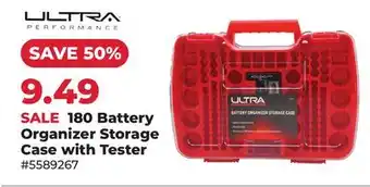 Runnings 180 Battery Organizer Storage Case with Tester offer