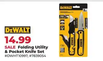 Runnings Folding Utility & Pocket Knife Set offer