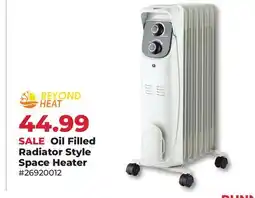 Runnings Oil Filled Radiator Style Space Heater offer