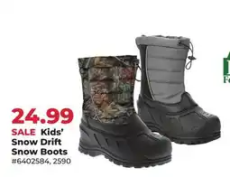 Runnings Kids' Snow Drift Snow Boots offer