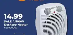 Runnings 1, 500W Desktop Heater offer