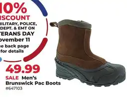 Runnings Men's Brunswick Pac Boots offer