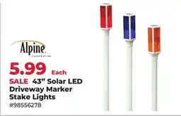 Runnings 43 Solar LED Driveway Marker Stake Lights offer