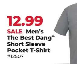 Runnings Men's The Best Dang Short Sleeve Pocket T-Shirt offer