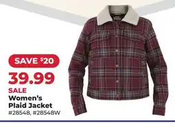 Runnings Women's Plaid Jacket offer