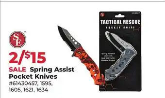 Runnings Spring Assist Pocket Knives offer