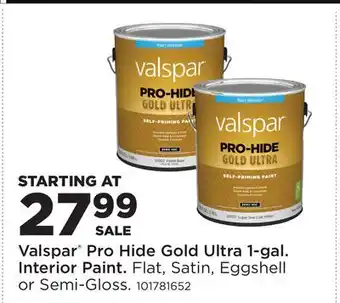 Fleet Farm Valspar Pro Hide Gold Ultra 1 - gal. Interior Paint offer
