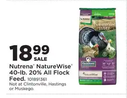 Fleet Farm Nutrena NatureWise 40-lb. 20% All Flock Feed offer