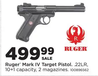 Fleet Farm Ruger Mark IV Target Pistol offer