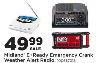 Fleet Farm Midland E + Ready Emergency Crank Weather Alert Radio offer
