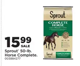 Fleet Farm Sprout 50-lb. Horse Complete offer