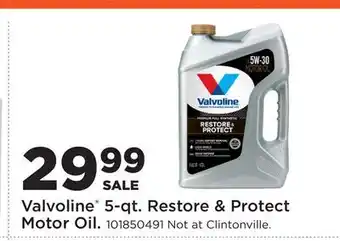 Fleet Farm Valvoline 5-qt. Restore & Protect Motor Oil offer