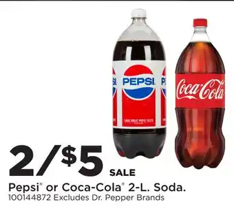 Fleet Farm Pepsi or Coca-Cola 2-L. Soda offer