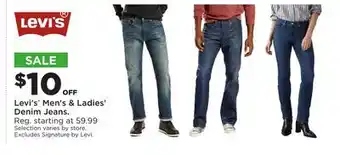Fleet Farm Levi's Men's & Ladies' Denim Jeans offer