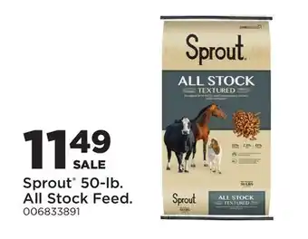 Fleet Farm Sprout 50-lb. All Stock Feed offer