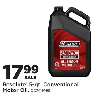 Fleet Farm Resolute 5-qt. Conventional Motor Oil offer