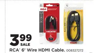 Fleet Farm RCA 6' Wire HDMI Cable offer