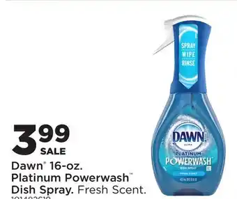 Fleet Farm Dawn 16-oz. Platinum Powerwash Dish Spray offer