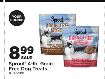 Fleet Farm Sprout 4-lb. Grain Free Dog Treats offer